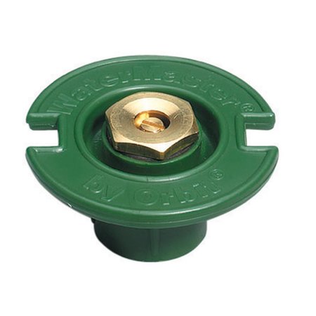 ORBIT IRRIGATION Brass Flush Head Nozzle; Green - 1.1 in. 75211